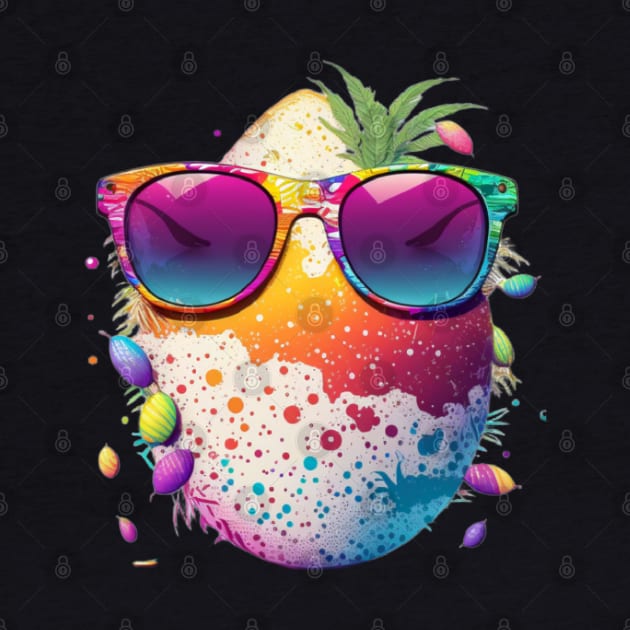 Easter Egg with Sun glasses Poster by Lumphord-lune